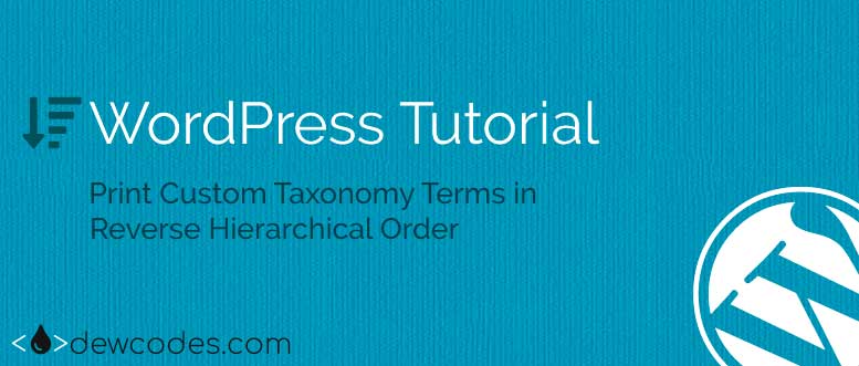 wordpress-Taxonomy-Reverse-Hierarchical