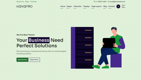 NavaPro Premium Drupal Theme