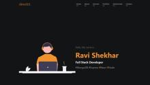 Folio React Dark Portfolio Template